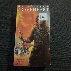 NEW Braveheart VHS 1996 2 Tape Set New Sealed Mel Gibson paramount